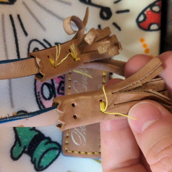 Dooney and Bourke Walt Disney World/Disneyland Mickey Mouse Sketch Tassel Tote - Picture 11 of 11